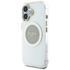 Guess IML Metal Colored Circle Classic Logo MagSafe tok iPhone 16 - szürke tok - 0. kép