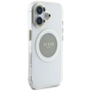 Guess IML Metal Colored Circle Classic Logo MagSafe tok iPhone 16 - szürke tok - 2. kép