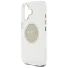 Guess IML Metal Colored Circle Classic Logo MagSafe tok iPhone 16 - szürke tok - 4. kép