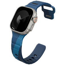 Uniq Stride De Rubber szíj Apple Watch 44 / 45 / 46 / 49 mm - Kék