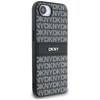 DKNY Repeat Texture Minta Tonalitású Csíkkal tok iPhone 16e - fekete - 2. kép