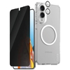 CARE by PanzerGlass Flagship 3 az 1-ben Tok + Privacy Üvegfólia + Kamera Védőfólia Samsung Galaxy S25 Edge - átlátszó tok - 0. kép