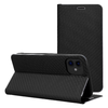 LUNA Carbon fliptok az IPHONE 15 Plus-hoz fekete tok - 1. kép