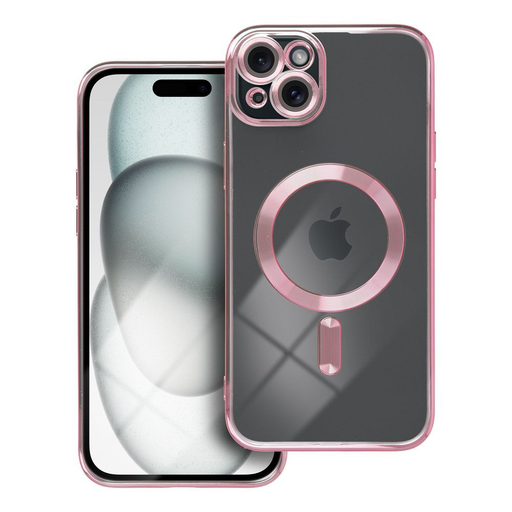 ELECTRO MAG COVER tok, kompatibilis a MagSafe-fel iPhone 15 Plus rose gold