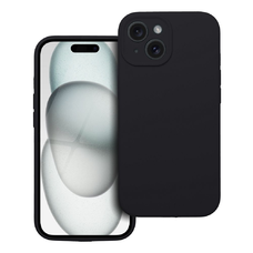Szilikon tok 2mm iPhone 15 fekete tok