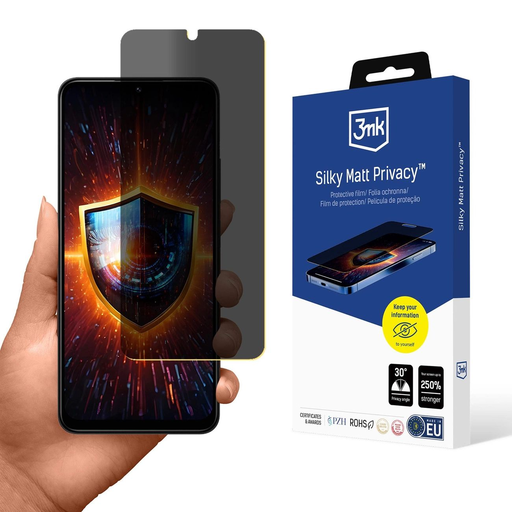 3mk Silky Matt Privacy Xiaomi Redmi 14C / POCO C75 / Redmi A4 5G üvegfólia 3mk Silky Matt Privacy Xiaomi Redmi 14C / POCO C75 / Redmi A4 5G üvegfólia