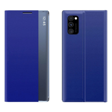 Új Sleep fliptok Poco M4 Pro 5G-hez, kék tok