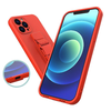 Rope Case szilikon fliptok pánttal és szíjjal Xiaomi Poco M4 Pro 5G-hez, sötétkék - 1. kép
