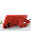 Rope Case Szilikon Láncos Tok Pánttal Xiaomi Poco M4 Pro 5G Piros - 4. kép