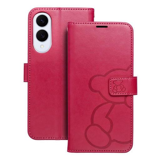 MEZZO fliptok Samsung Galaxy S25 Edge maci bíbor tok MEZZO fliptok Samsung Galaxy S25 Edge maci bíbor tok