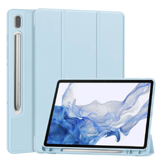  Techsuit - Flex Trifold (ceruzatartóval) - Samsung Galaxy Tab S10 FE Plus - Égszínkék tok