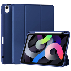  Techsuit - Flex Trifold (ceruzatartóval) - Samsung Galaxy Tab S10 FE Plus - Sötétkék tok