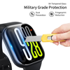 Tech-protect Glass Fit+ 2-pack Huawei Watch Fit 4 Pro üvegfólia átlátszó - 0. kép