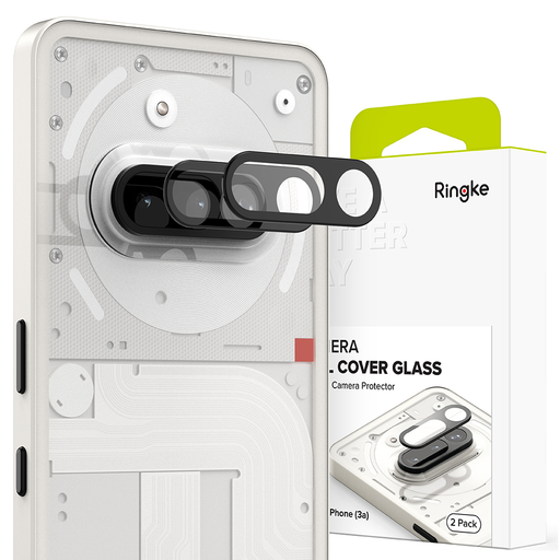 Ringke - Teljes Kameravédő Üveg (2 darab) - Nothing Phone (3a) - Átlátszó üvegfólia Ringke - Teljes Kameravédő Üveg (2 darab) - Nothing Phone (3a) - Átlátszó üvegfólia