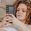  Techsuit - Karbon Szilikon - Sony Xperia 1 VII - Fekete tok - 0. kép