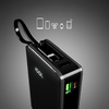 Powerbank SBS 20000 mAh 20W beépített USB-C kábellel és digitális kijelzővel - fekete - 4. kép