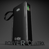 Powerbank SBS 10000 mAh 20W beépített USB-C kábellel és digitális kijelzővel - fekete - 3. kép