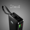 Powerbank SBS 10000 mAh 20W beépített USB-C kábellel és digitális kijelzővel - fekete - 4. kép
