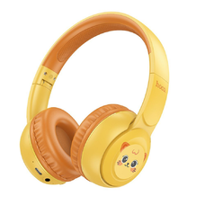 HOCO vezeték nélküli Bluetooth fejhallgatók gyerekeknek W60 nap sárga