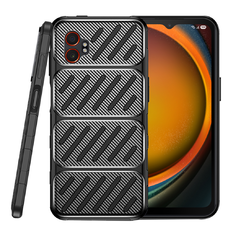  Techsuit - Szénszál - Samsung Galaxy Xcover7 Pro - Fekete tok