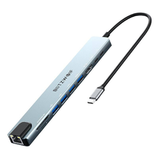 Docking Station Blitzwolf BW-TH5 10in1 USB-C (ezüst)