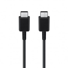 Eredeti kábel Samsung DA705BBE GP-TOU021RFBBW USB-C - USB-C 1M Fekete (bulk EU)