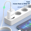 JELLICO fali töltő AK180 PD 20W 1xUSB-C + kábel USB-C - USB-C Fehér - 2. kép