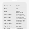 JELLICO fali töltő C79 GaN PD 65W 2xUSB-C + 1xUSB QC3.0 Fehér - 4. kép