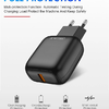 JELLICO hálózati töltő C32 18W 1xUSB QC3.0 + kábel Micro USB Fekete - 1. kép
