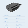 JELLICO hálózati töltő C35 PD 25W 1xUSB-C fekete - 2. kép