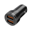 JELLICO autós töltő F2S 3.1A 18W 2xUSB fekete - 0. kép