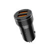 JELLICO autós töltő F2S 3.1A 18W 2xUSB fekete - 1. kép