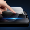  Dux Ducis - Edzett Üveg Képernyővédő Prémium - iPhone 15 - Fekete üvegfólia - 3. kép