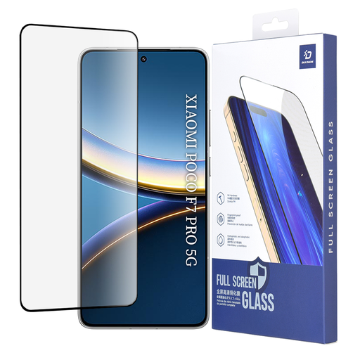 Dux Ducis - Edzett Üveg - Xiaomi Poco F7 Pro - Fekete üvegfólia Dux Ducis - Edzett Üveg - Xiaomi Poco F7 Pro - Fekete üvegfólia