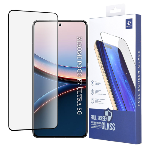 Dux Ducis - Edzett Üveg - Xiaomi Poco F7 Ultra - Fekete üvegfólia Dux Ducis - Edzett Üveg - Xiaomi Poco F7 Ultra - Fekete üvegfólia