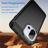  Techsuit - Szén-szilikon - OnePlus 13T - Fekete tok - 2. kép