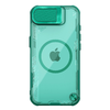 Nillkin Iceblade Prop mágneses tok kamerafedéllel és állvánnyal iPhone 16e-hez - Zöld tok - 0. kép