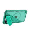 Nillkin Iceblade Prop mágneses tok kamerafedéllel és állvánnyal iPhone 16e-hez - Zöld tok - 3. kép