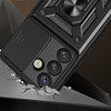 Hybrid Armor Camshield páncélozott tok állvánnyal és kamerafedéllel Google Pixel 9A-hoz - Fekete tok - 0. kép