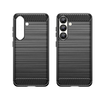 Carbon tok rugalmas szilikonból Samsung Galaxy XCover 7 Pro - Fekete tok - 0. kép