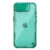 Nillkin Iceblade Prop tok lencsefedéllel és állvánnyal iPhone 16e-hez - Zöld tok - 0. kép
