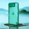 Nillkin Iceblade Prop tok lencsefedéllel és állvánnyal iPhone 16e-hez - Zöld tok - 4. kép