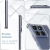  Techsuit - Ütésálló Átlátszó Szilikon - Motorola Edge 60 Pro - Átlátszó tok - 2. kép
