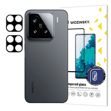 Wozinsky Teljes Kamera Üveg Xiaomi 15-höz, 2 db-os csomag, üvegfólia