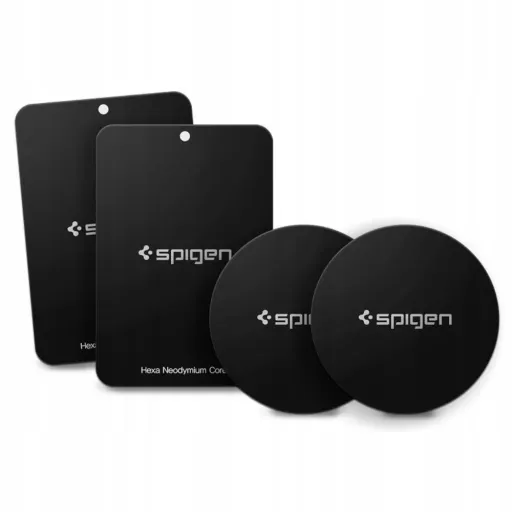 Spigen MP-4P Metalplate fém betét szett mágneses autós tartóhoz