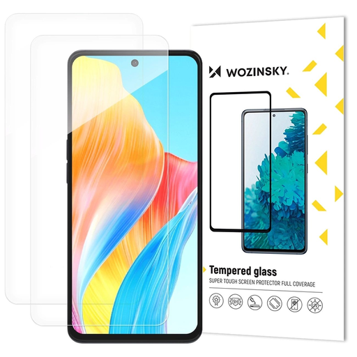 Wozinsky edzett üvegfólia Xiaomi Redmi Note 14S-re, 2 darabos csomag, üvegfólia Wozinsky edzett üvegfólia Xiaomi Redmi Note 14S-re, 2 darabos csomag, üvegfólia
