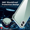  Techsuit - Ütésálló Átlátszó Szilikon - Nothing CMF Phone 2 Pro - Átlátszó tok - 0. kép