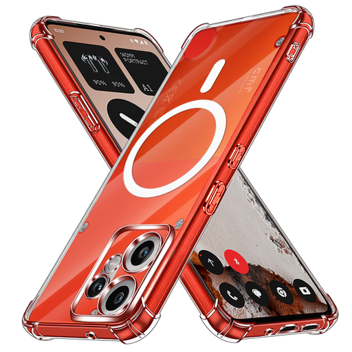 Techsuit - Ütésálló Átlátszó Szilikon MagSafe - Nothing CMF Phone 2 Pro - Átlátszó tok Techsuit - Ütésálló Átlátszó Szilikon MagSafe - Nothing CMF Phone 2 Pro - Átlátszó tok