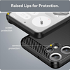  Techsuit - Szénszálas Szilikon - Nothing CMF Telefon 2 Pro - Fekete tok - 2. kép