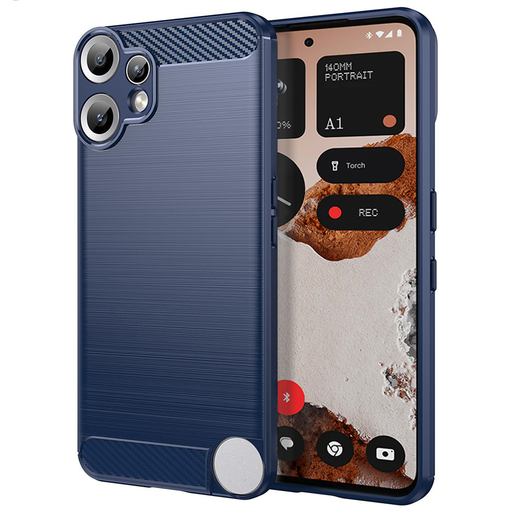 Techsuit - Szénszilícium - Nothing CMF Telefon 2 Pro - Kék tok Techsuit - Szénszilícium - Nothing CMF Telefon 2 Pro - Kék tok